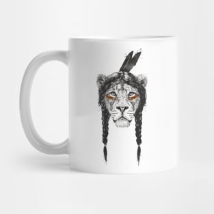 Warrior lion Mug